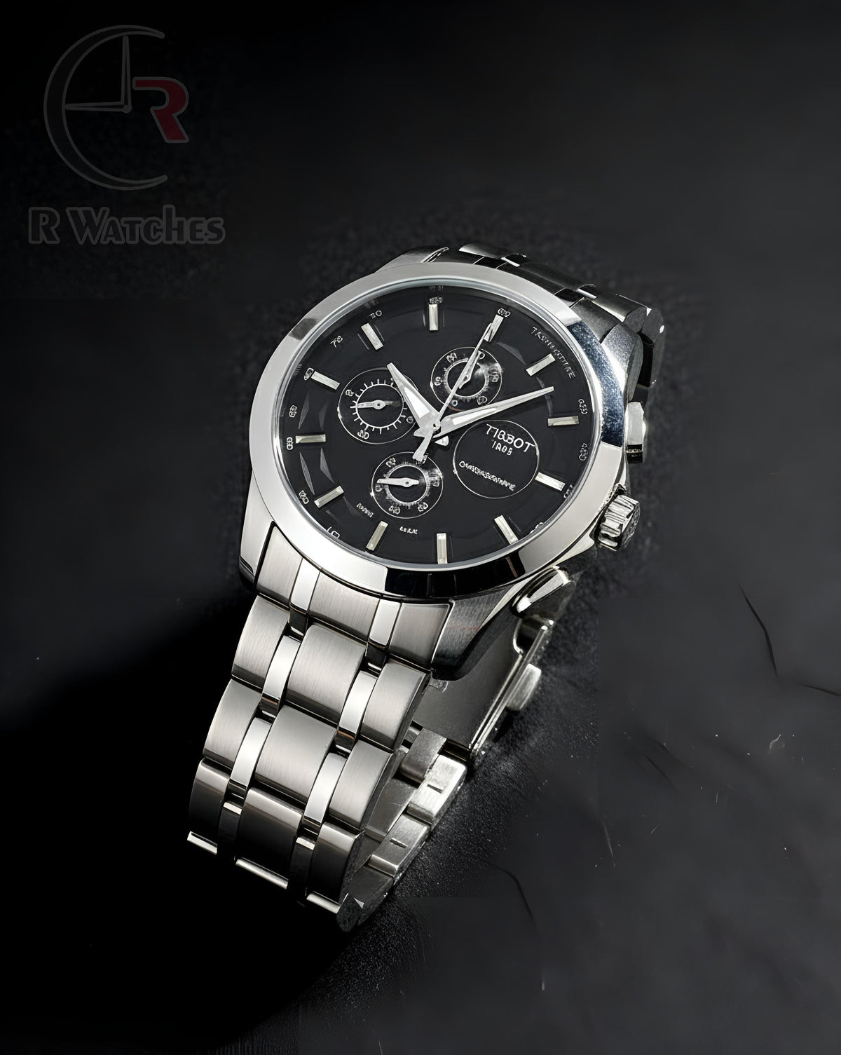 (OS4)⭐ Havey Tissot Silver Black Dial