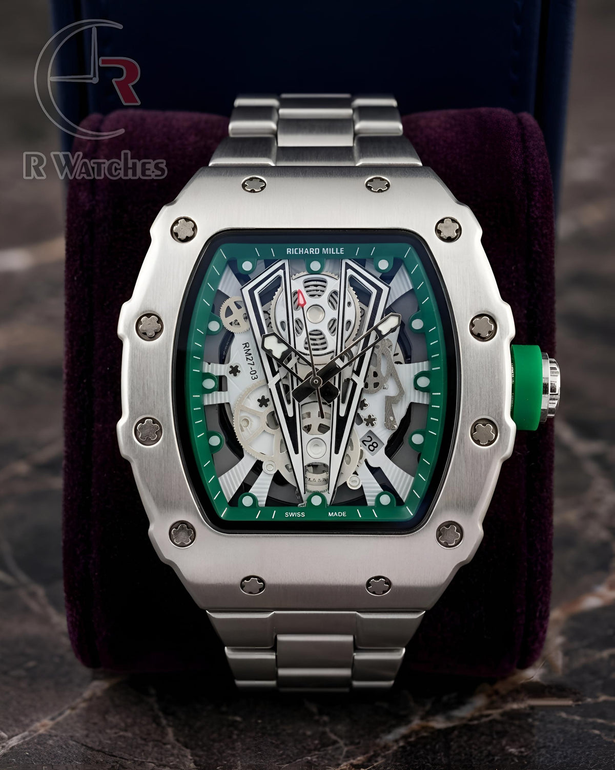 (OS)⭐ RM Machinery Silver Green