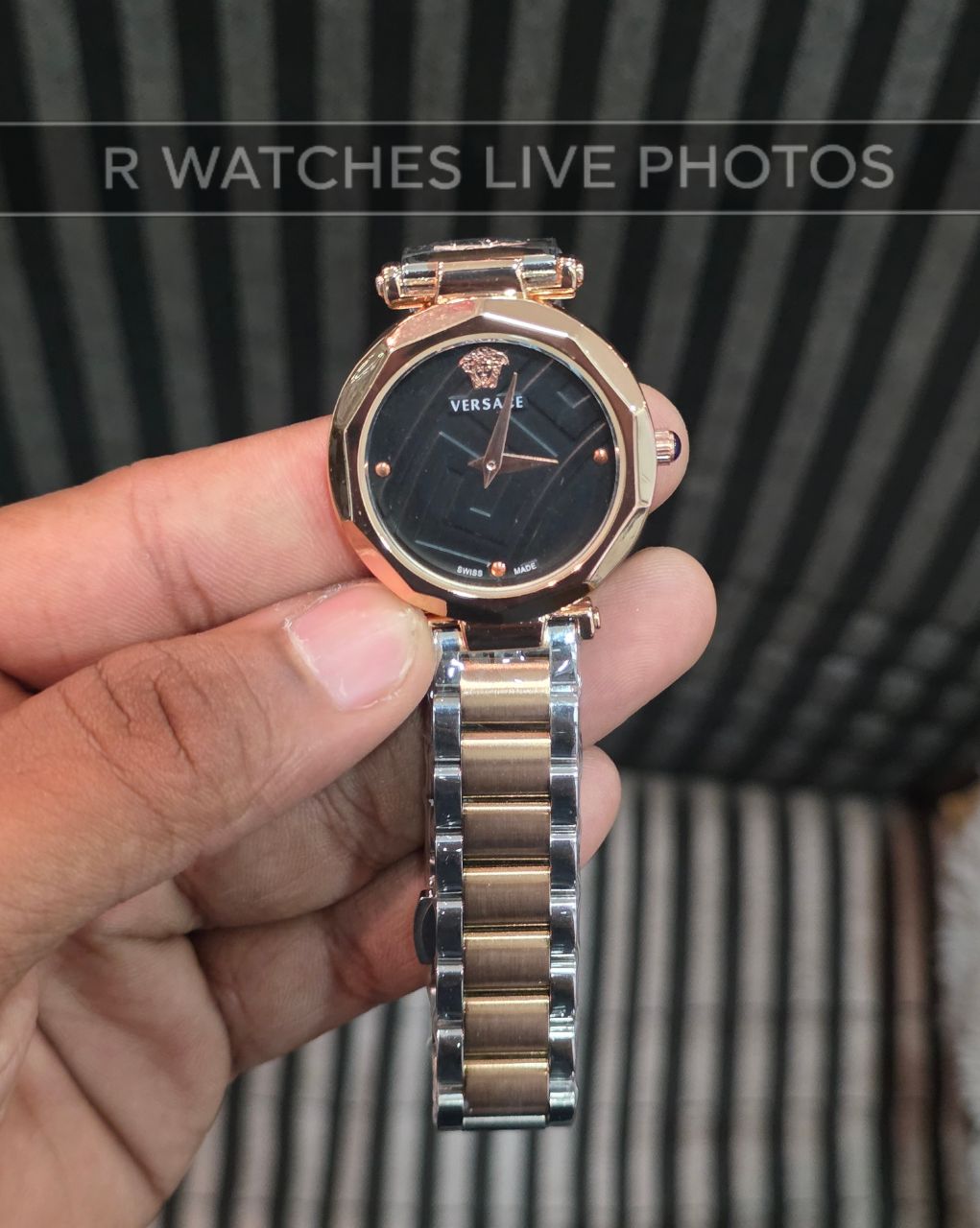 (OS)⭐ Versace Girls Rose Gold Black