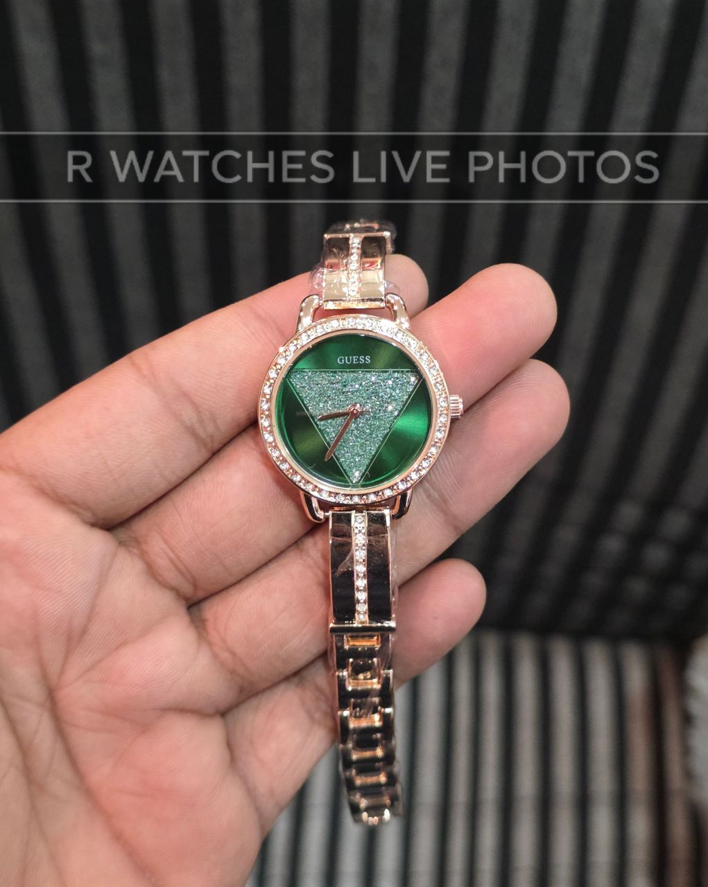 (OS)⭐ Guess girls rose gold green