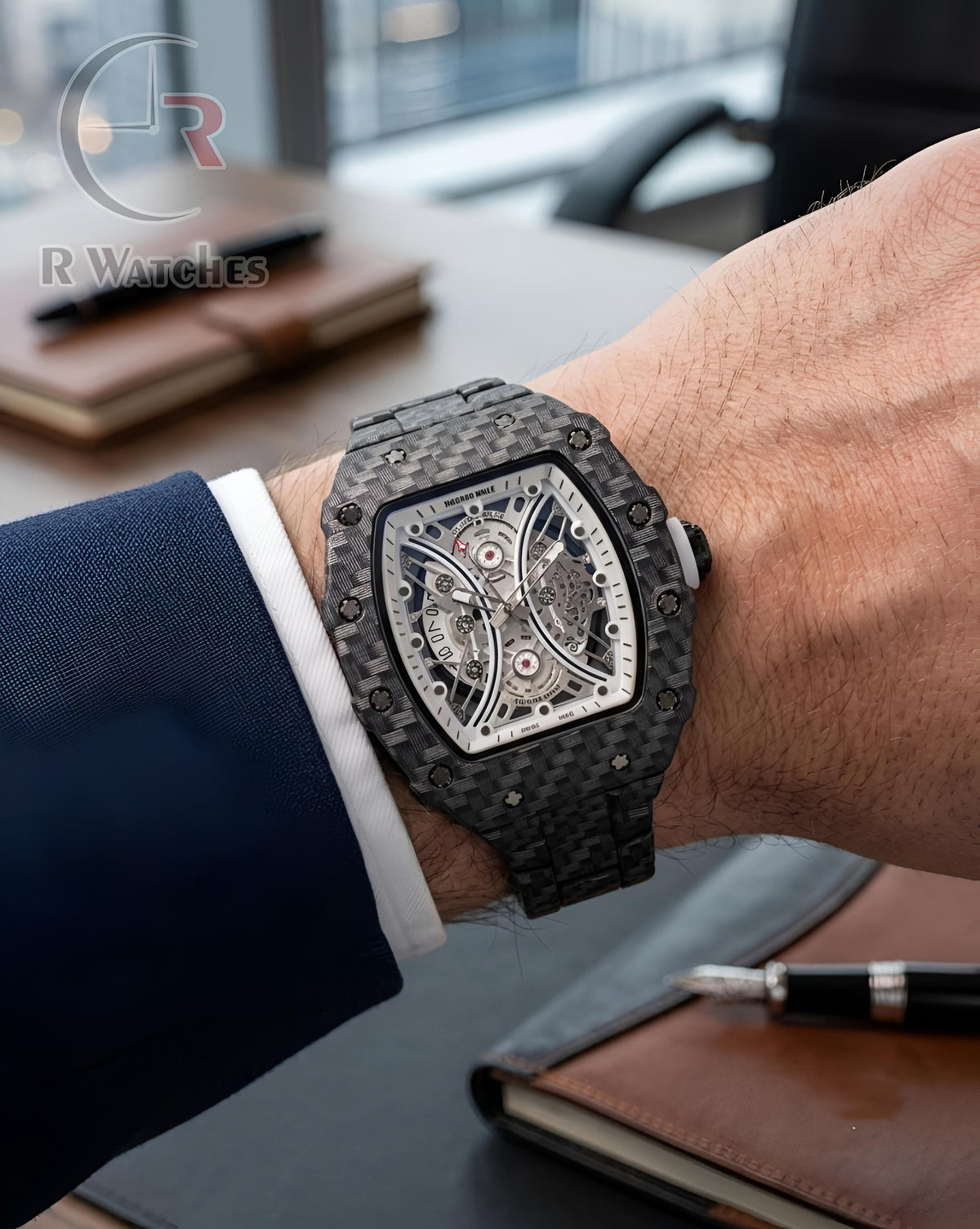 (OS)⭐ RM Machinery Black White