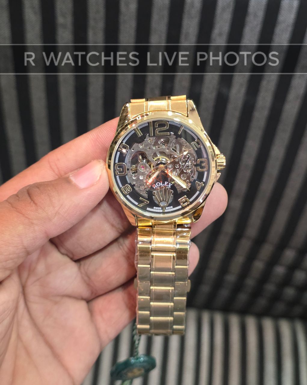 (OS)⭐ Rolex Automatic Gold Black