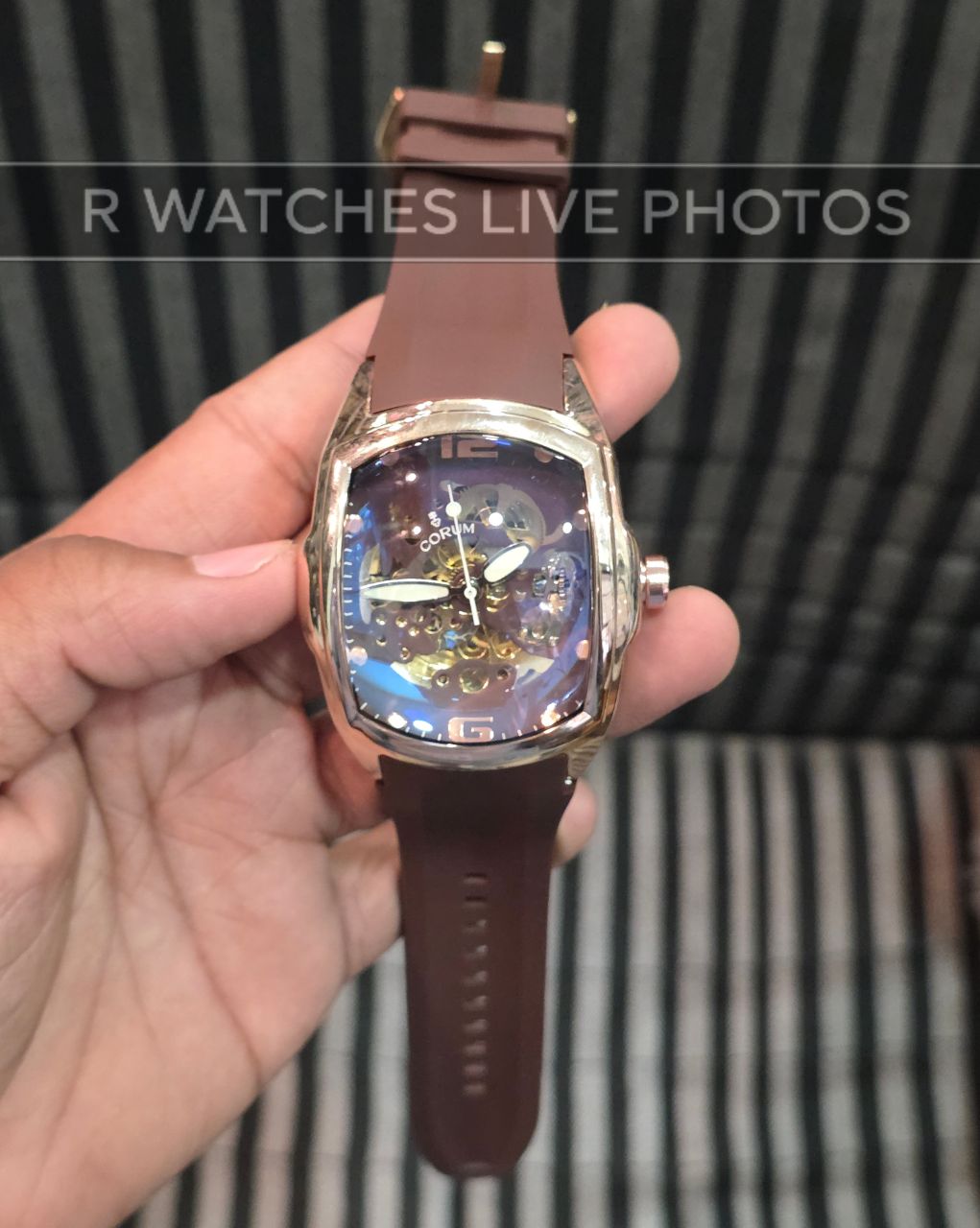 (OS)⭐ Corum automatic silicon brown