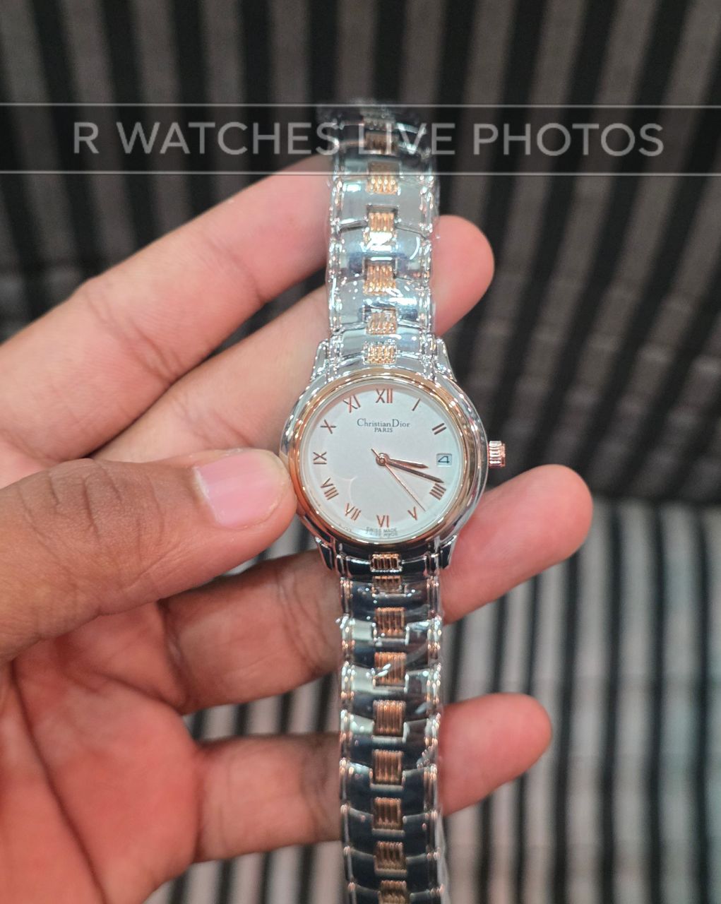 (OS)⭐ Christian Dior girls dual tone white