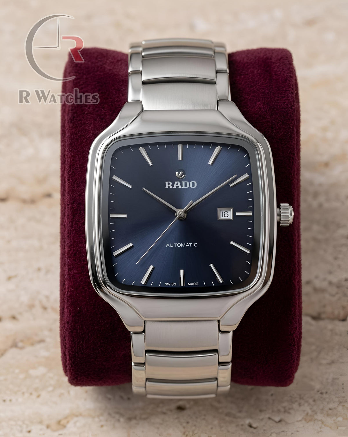 (OS)⭐ Rado new silver blue