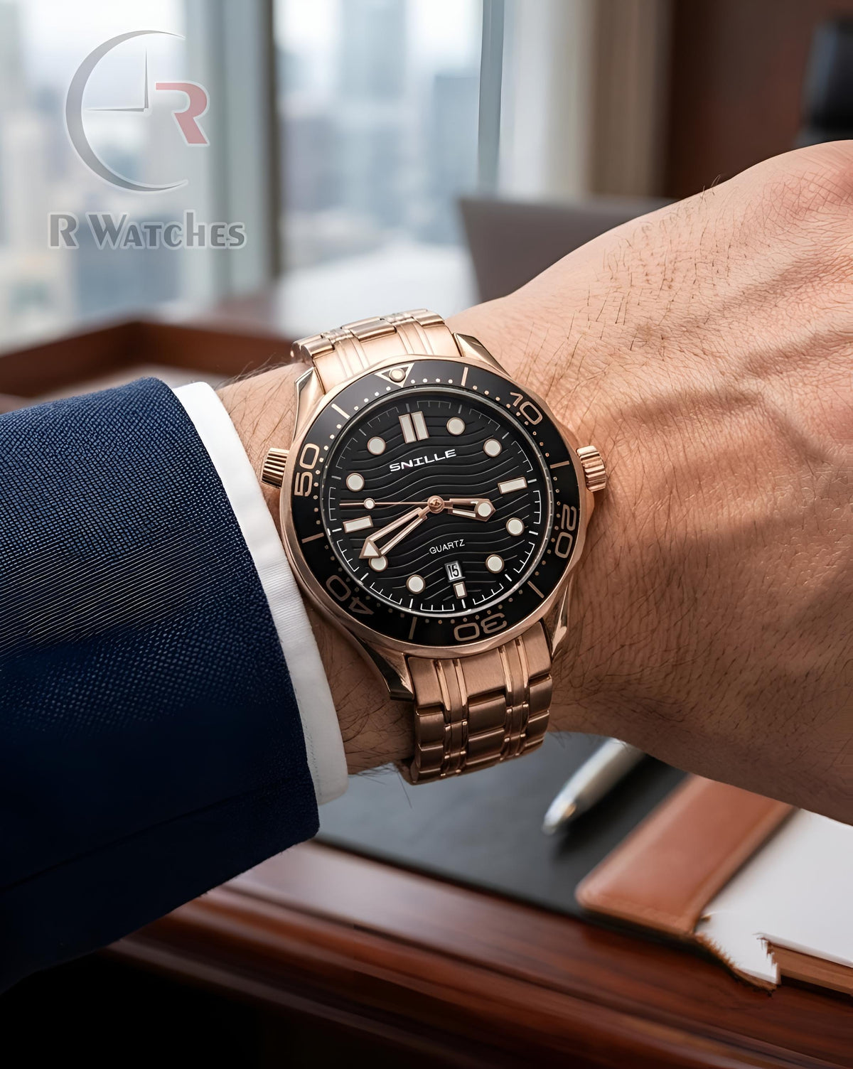 (OS) Snille Rose Gold Black
