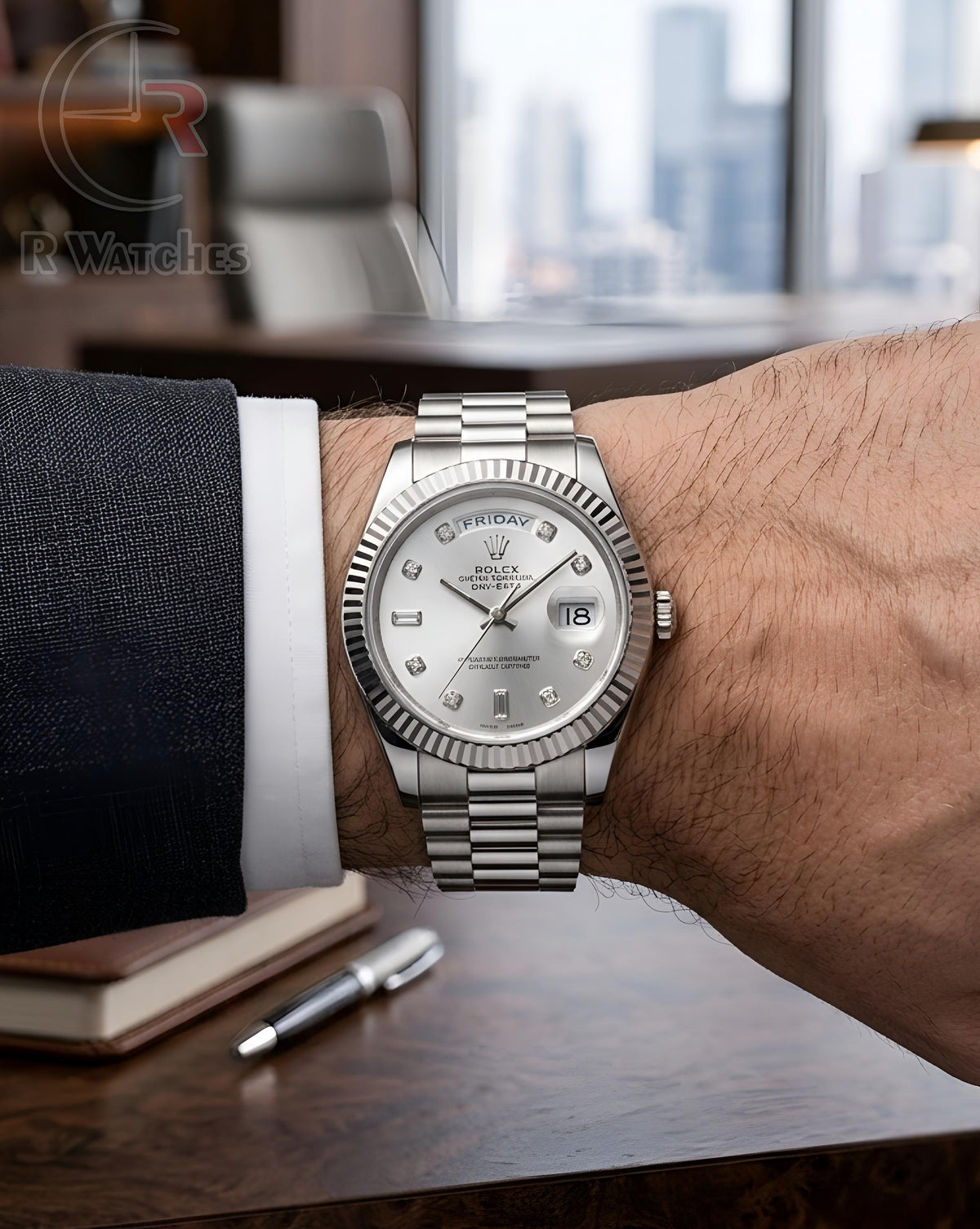 (OS) Rolex Full Silver