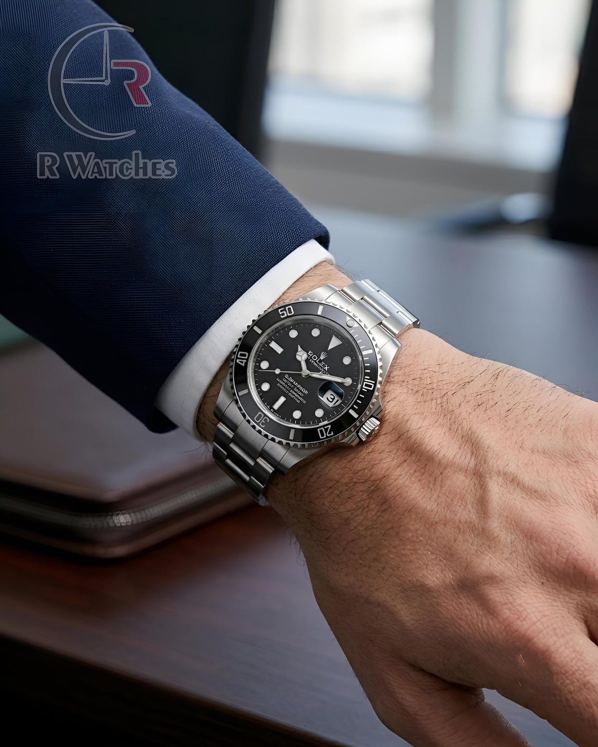 (OS2) Rolex Silver Black