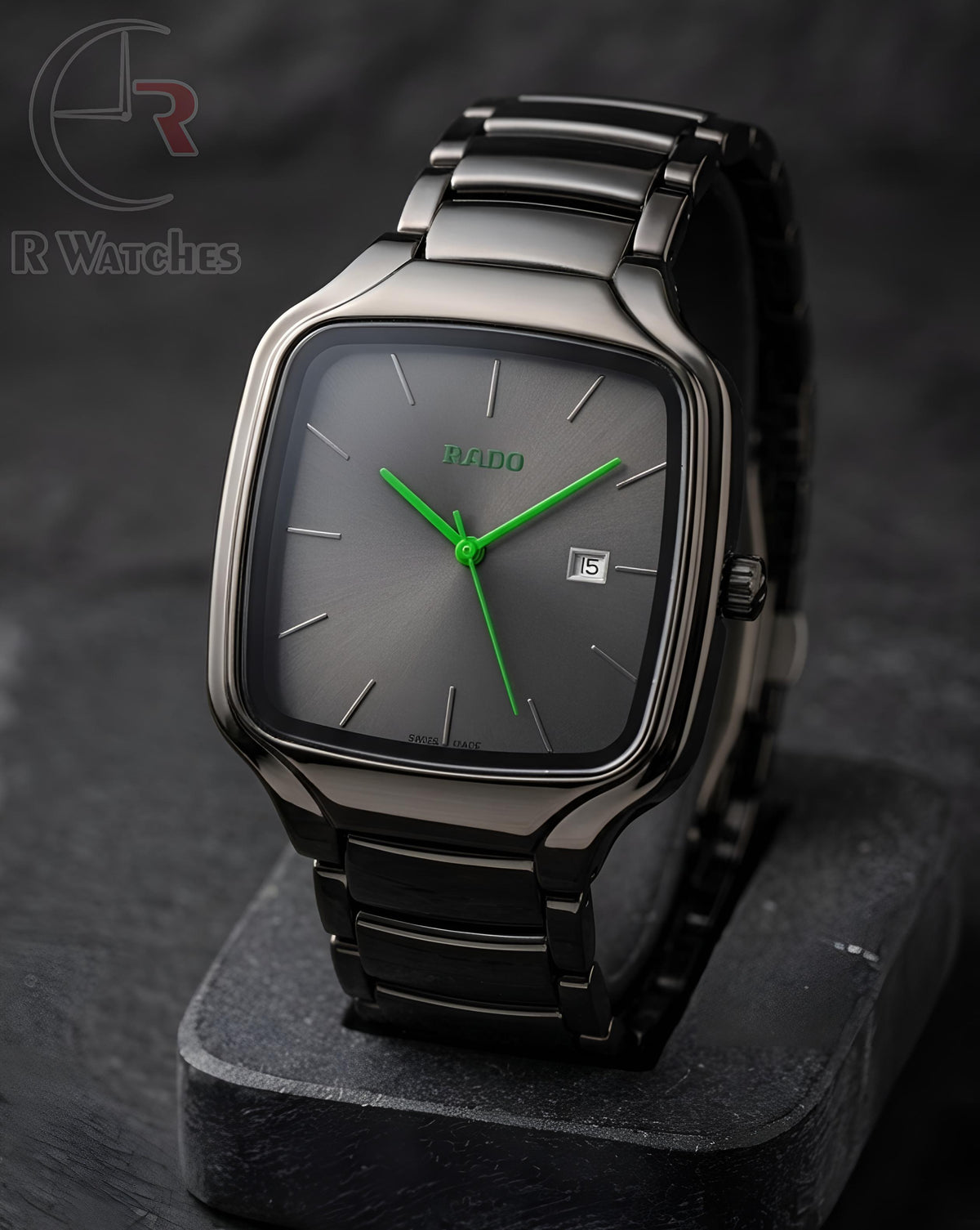 (OS2)⭐ Rado new black green