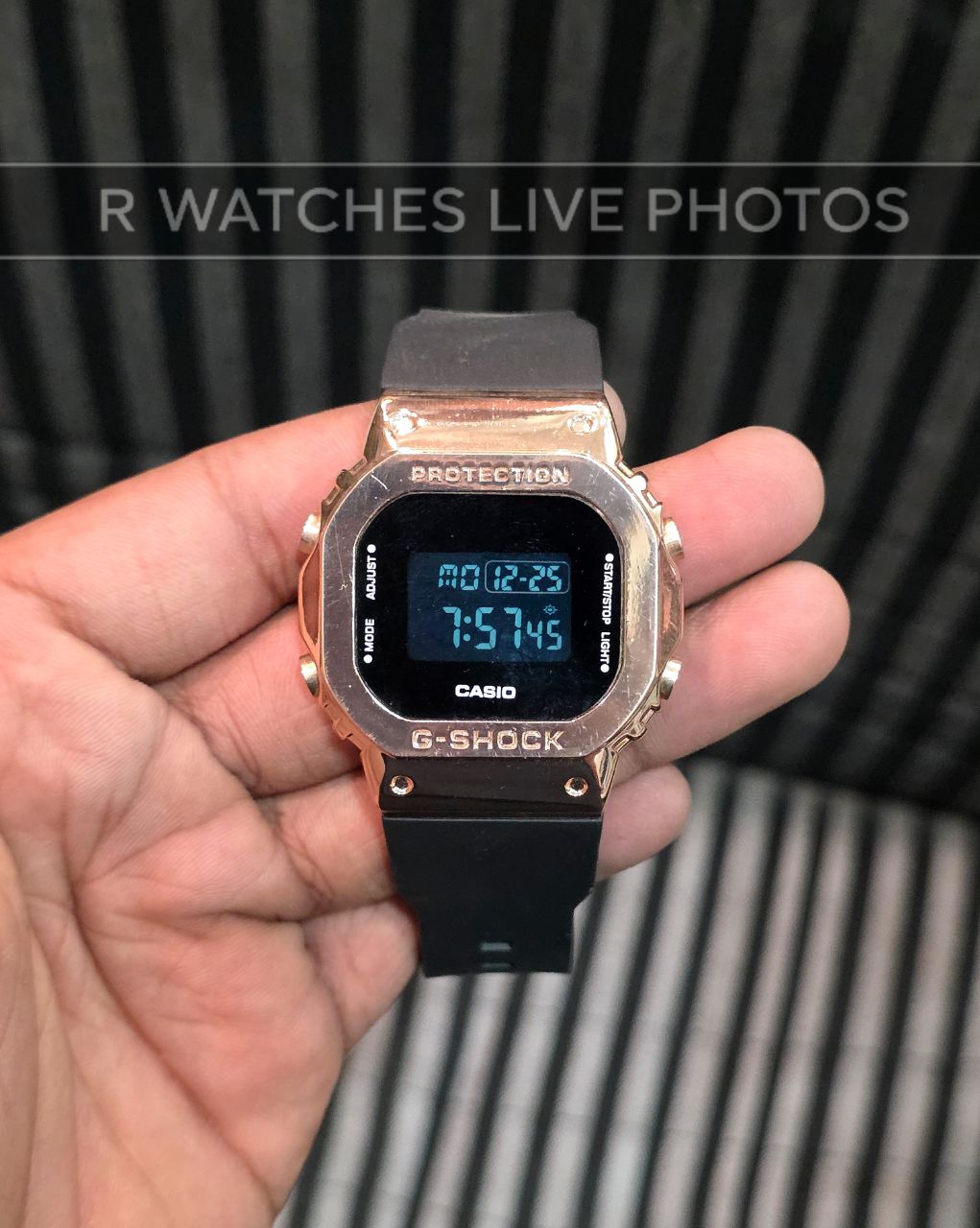 (OS2)⭐ G-Shock silicon rose gold