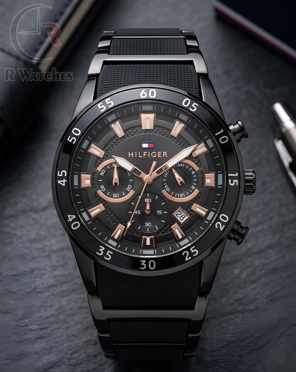 (SS)⭐ Tommy new full black rose gold