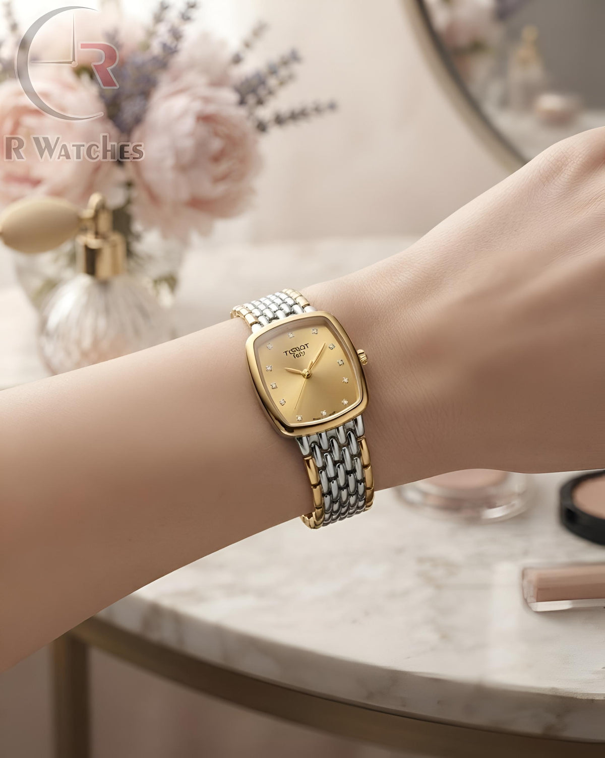 (OS) Tissot Girls Dual Tone Gold