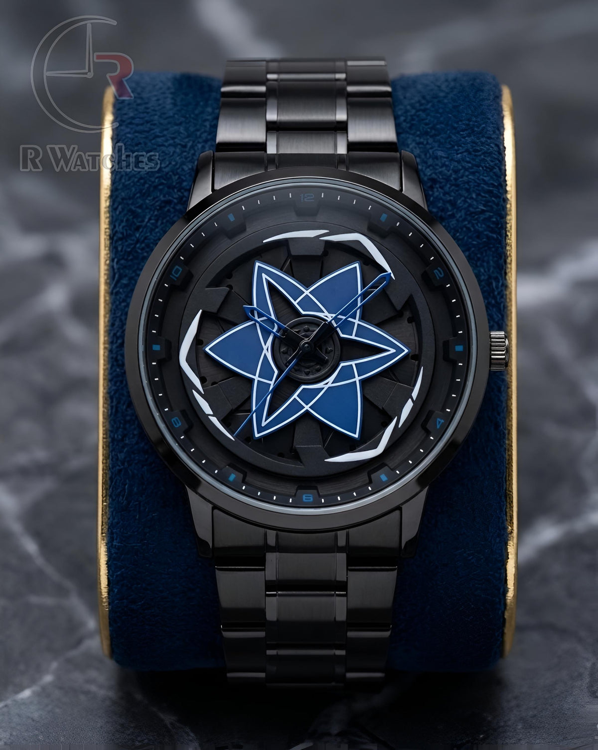 (OS)⭐ Spinner black blue