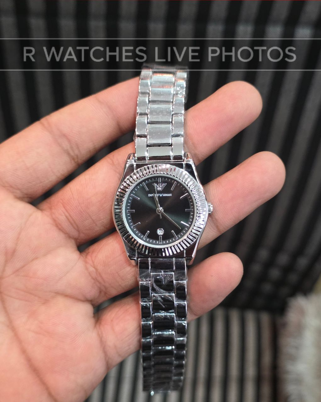(OS)⭐ Armani girls silver Black
