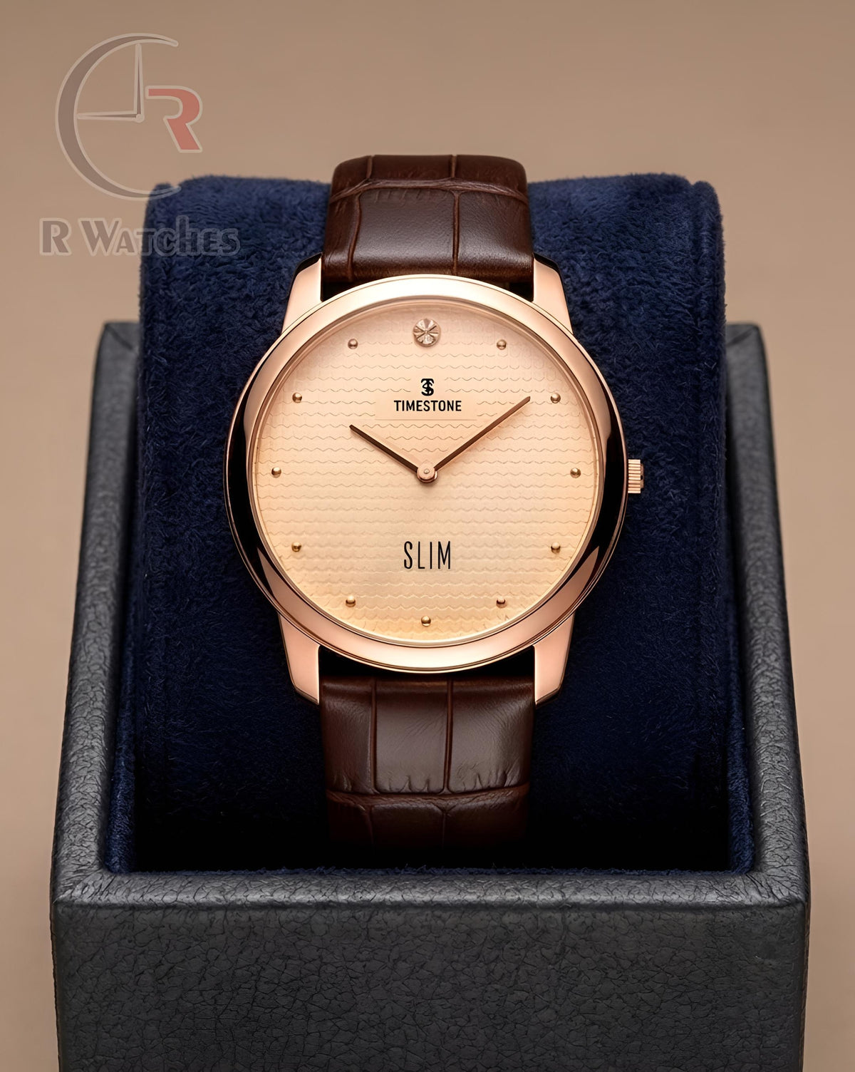 (OS) Times tone leather Rose Gold