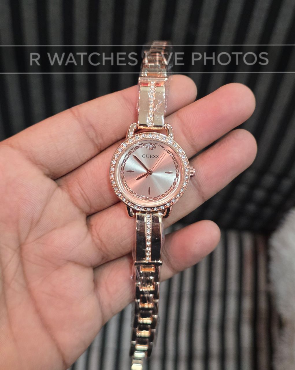 (OS)⭐ Guess rose gold pink