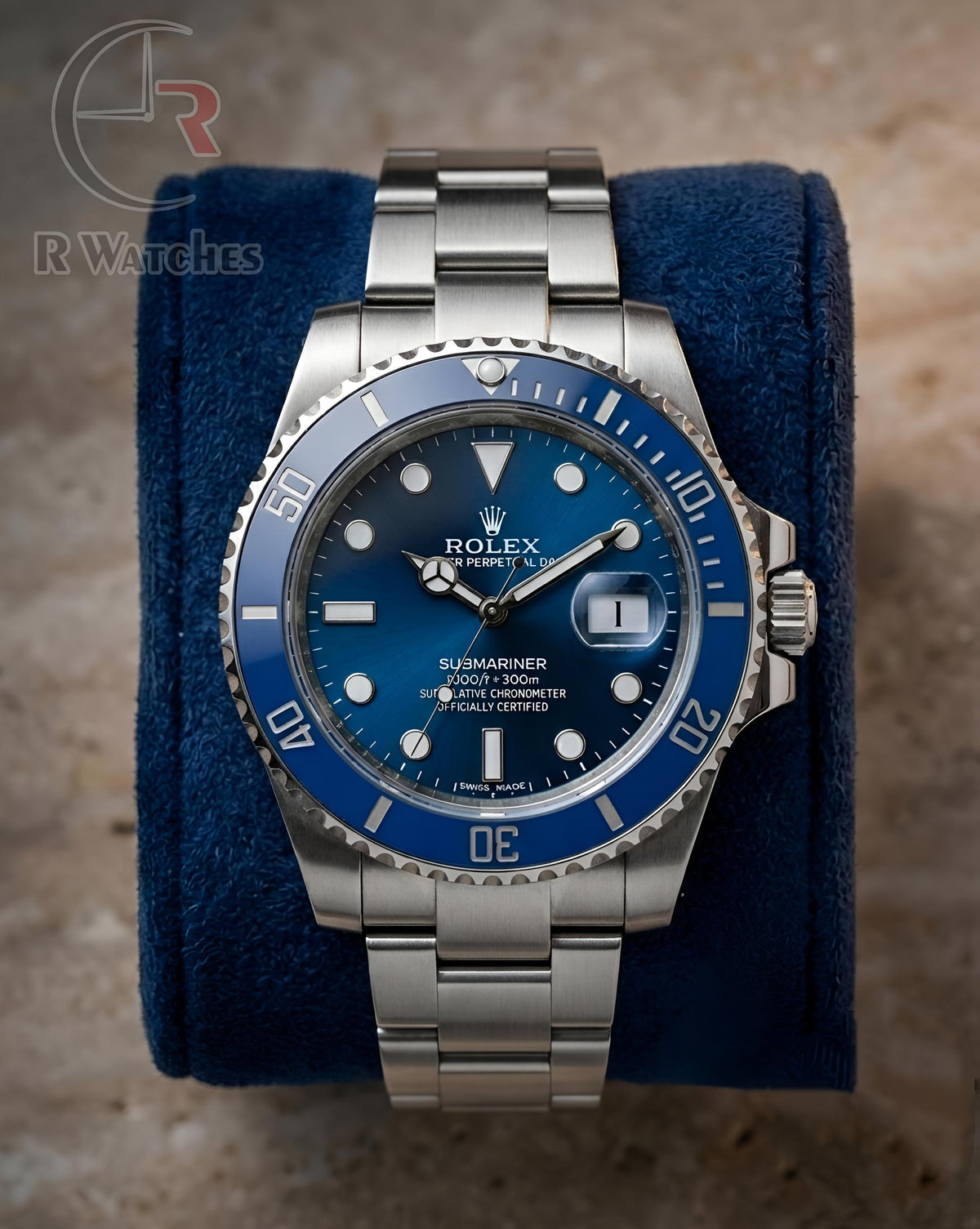 (OS) Rolex Silver New Blue