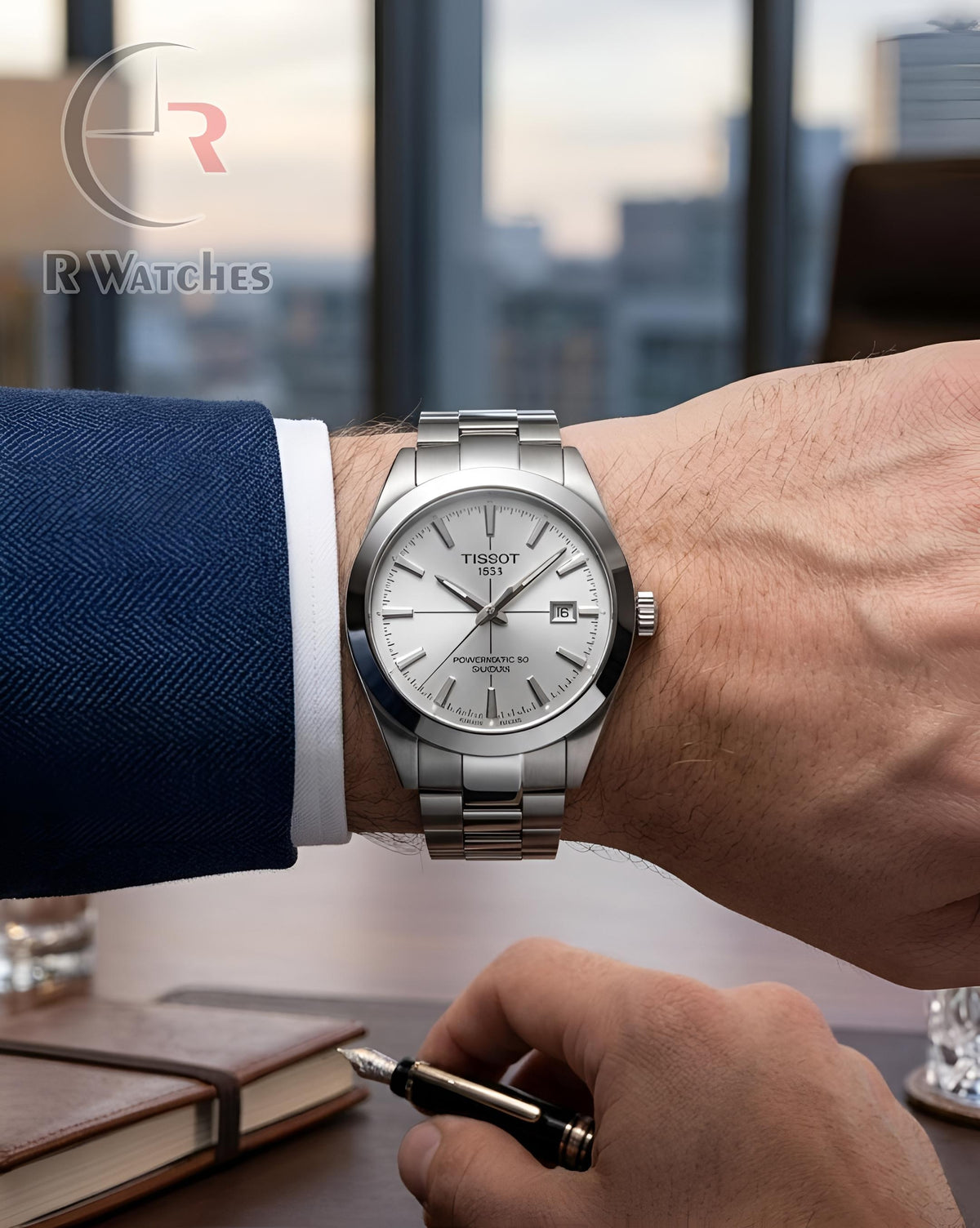 (OS2) Tissot Powermatic Full Silver