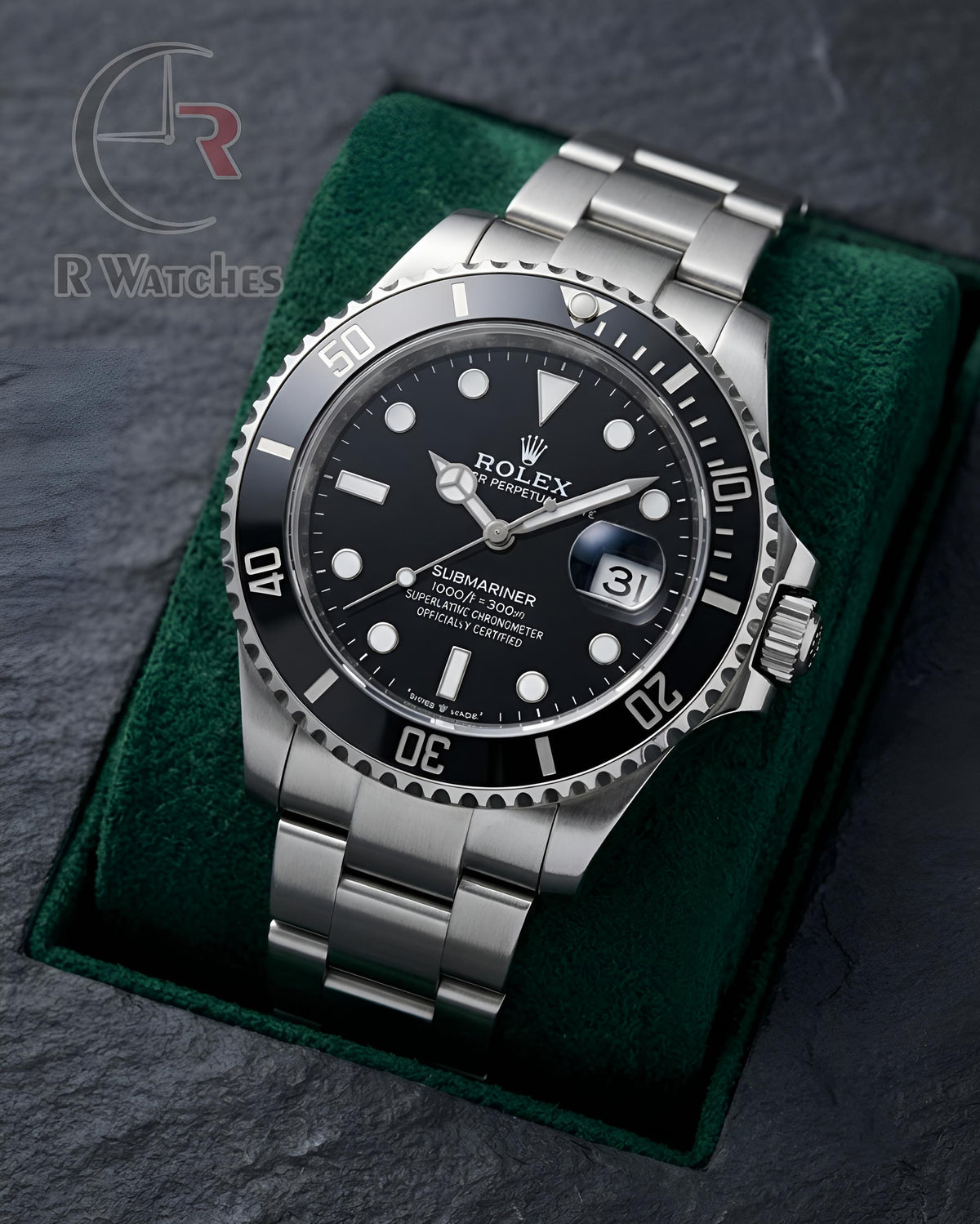 (OS2) Rolex Silver Black
