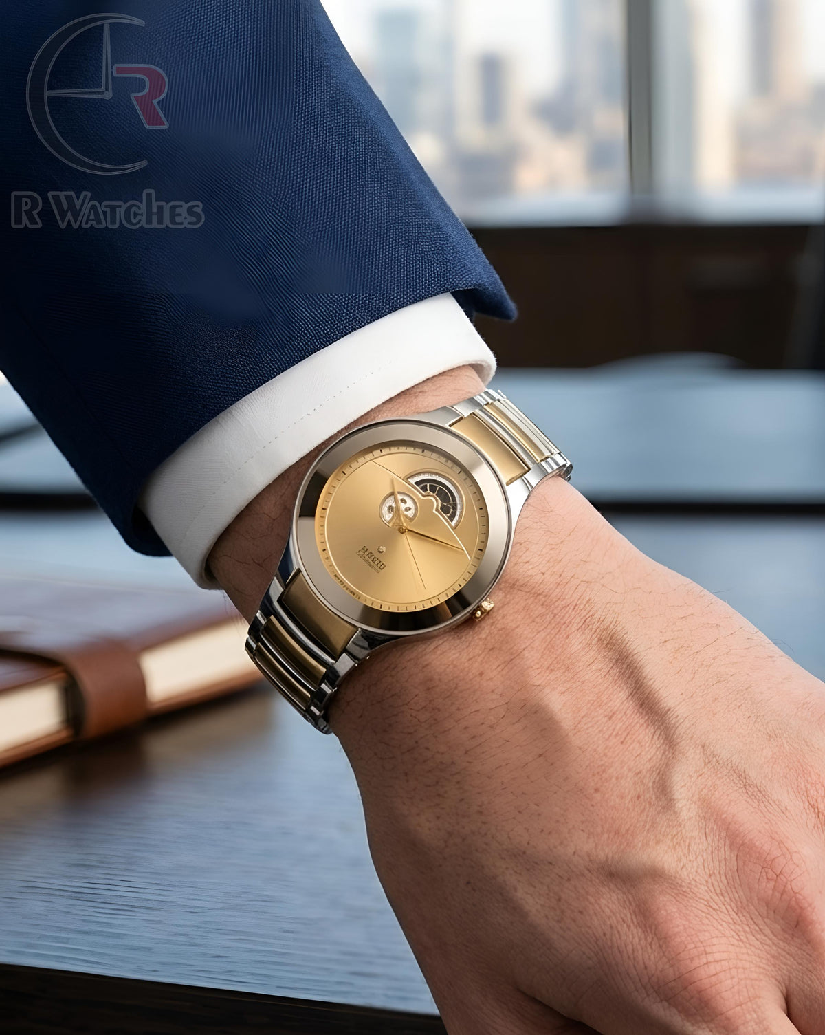 (OS2)⭐ Rado new dual tone gold