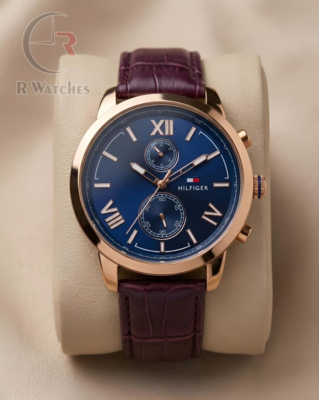 (OS)π·β¬οΈ Tommy Hilfiger Rose Gold Blue (THL1)