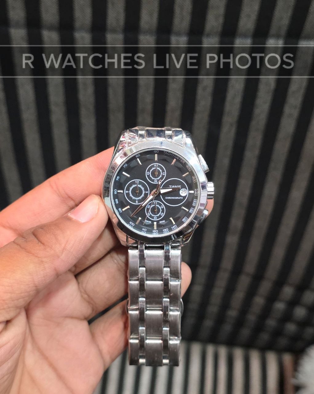 (SS)📷⬆️⭐ Tissot silver black (TSP41)