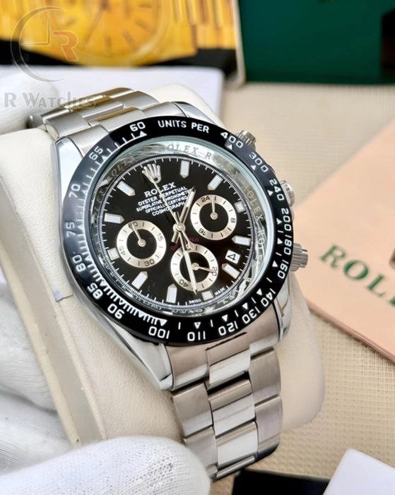 (OS2)⬆️ Rolex Daytona black ring black dial