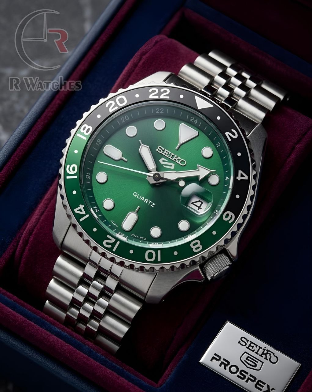 (OS4)⬆️ Seiko Silver Green