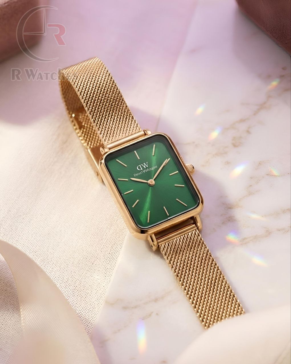 (OS) DW Gold Green Dial