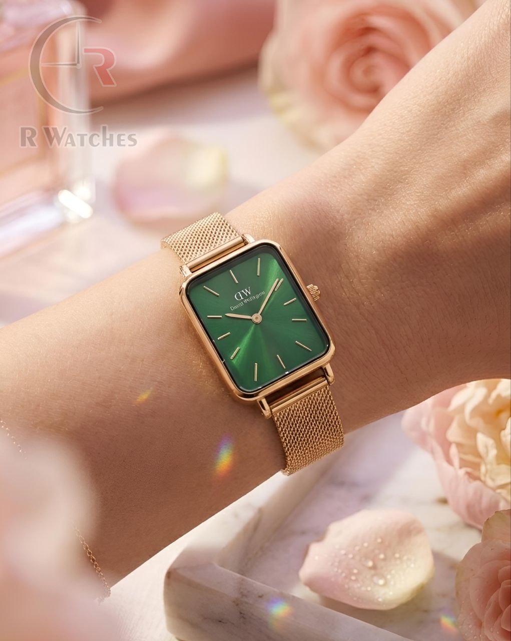 (OS) DW Gold Green Dial