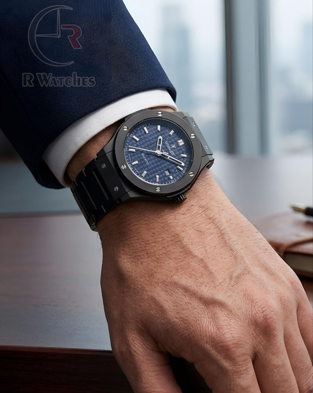 (SS) Hublot Black Blue