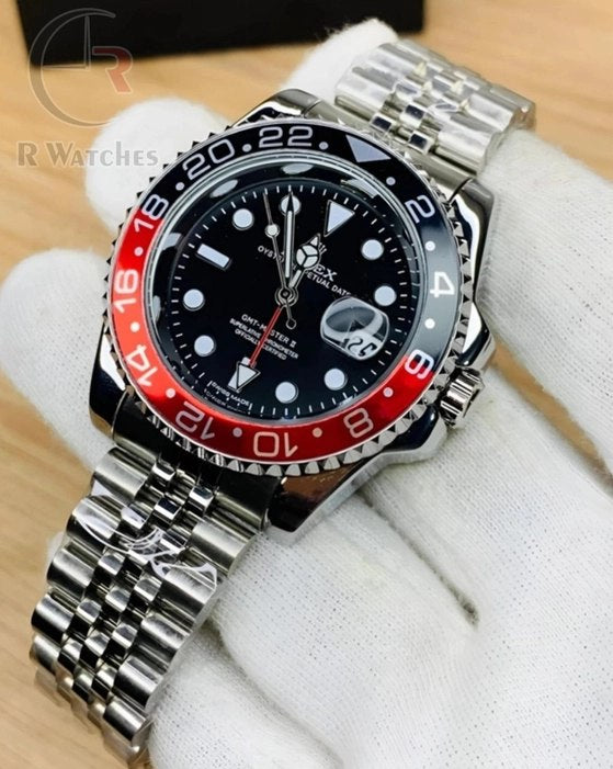 (OS) Rolex Oyster silver black dial