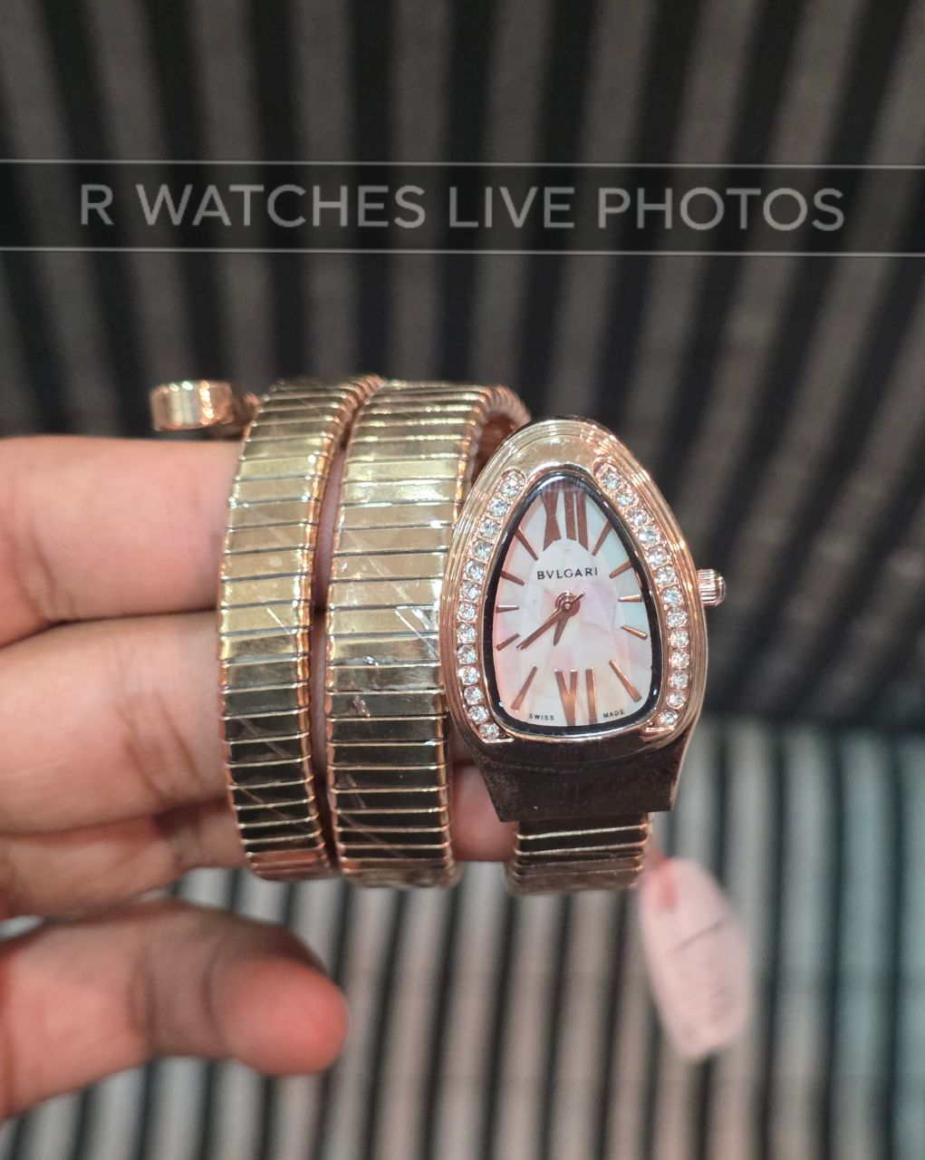 (OS)⭐ Bvlgari Girls Heavy Rose Gold White