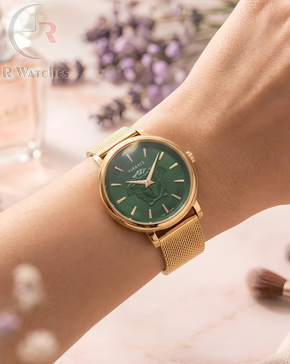 (OS)⭐ Versace Girls golden green