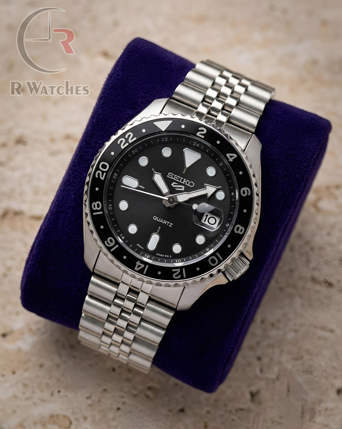 (SS) Seiko Silver Black