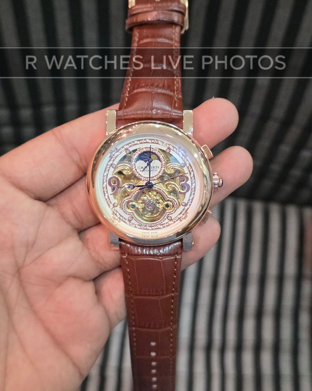 (OS2)⭐ Cartier automatic leather