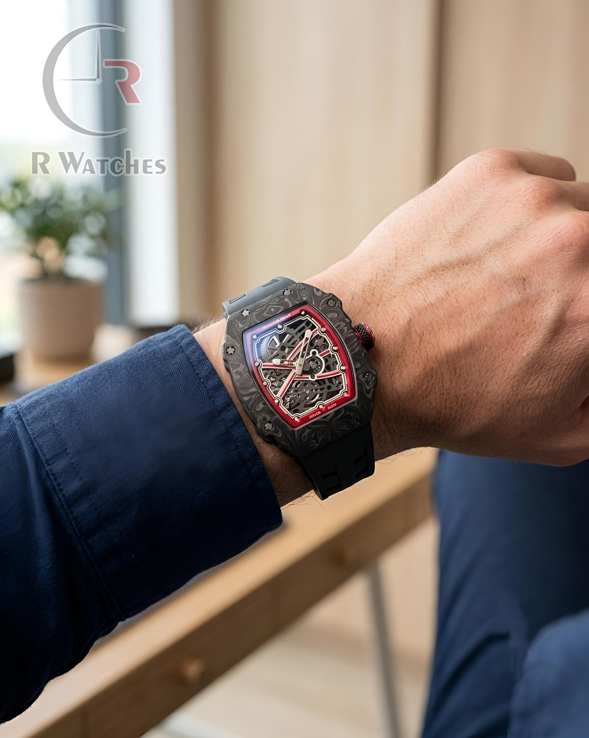 (OS)β RM Silicon Grey Red Silicon Black
