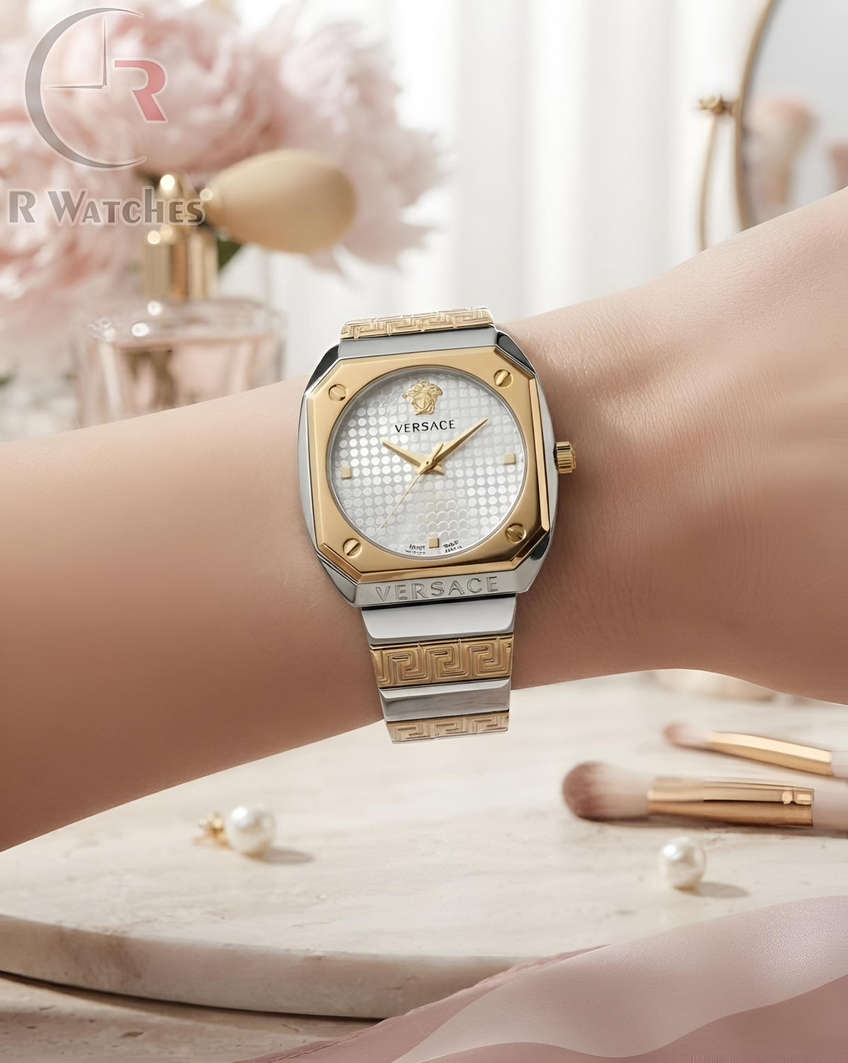 (OS) Versace Girls Dual Tone White