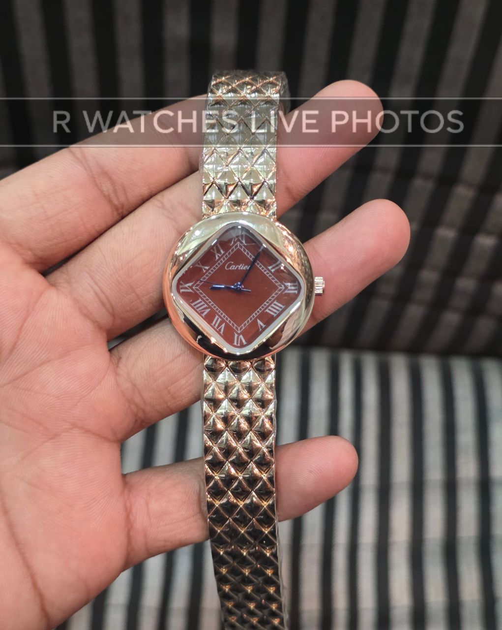 (OS)⭐ Cartier girls Rose Gold brown