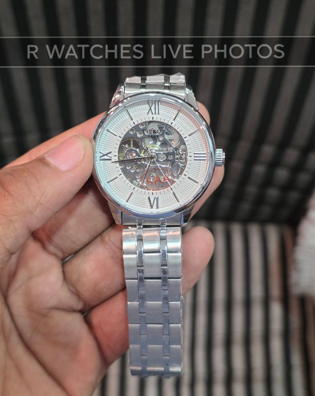 (OS)⭐ Tissot Automatic Silver White Dial