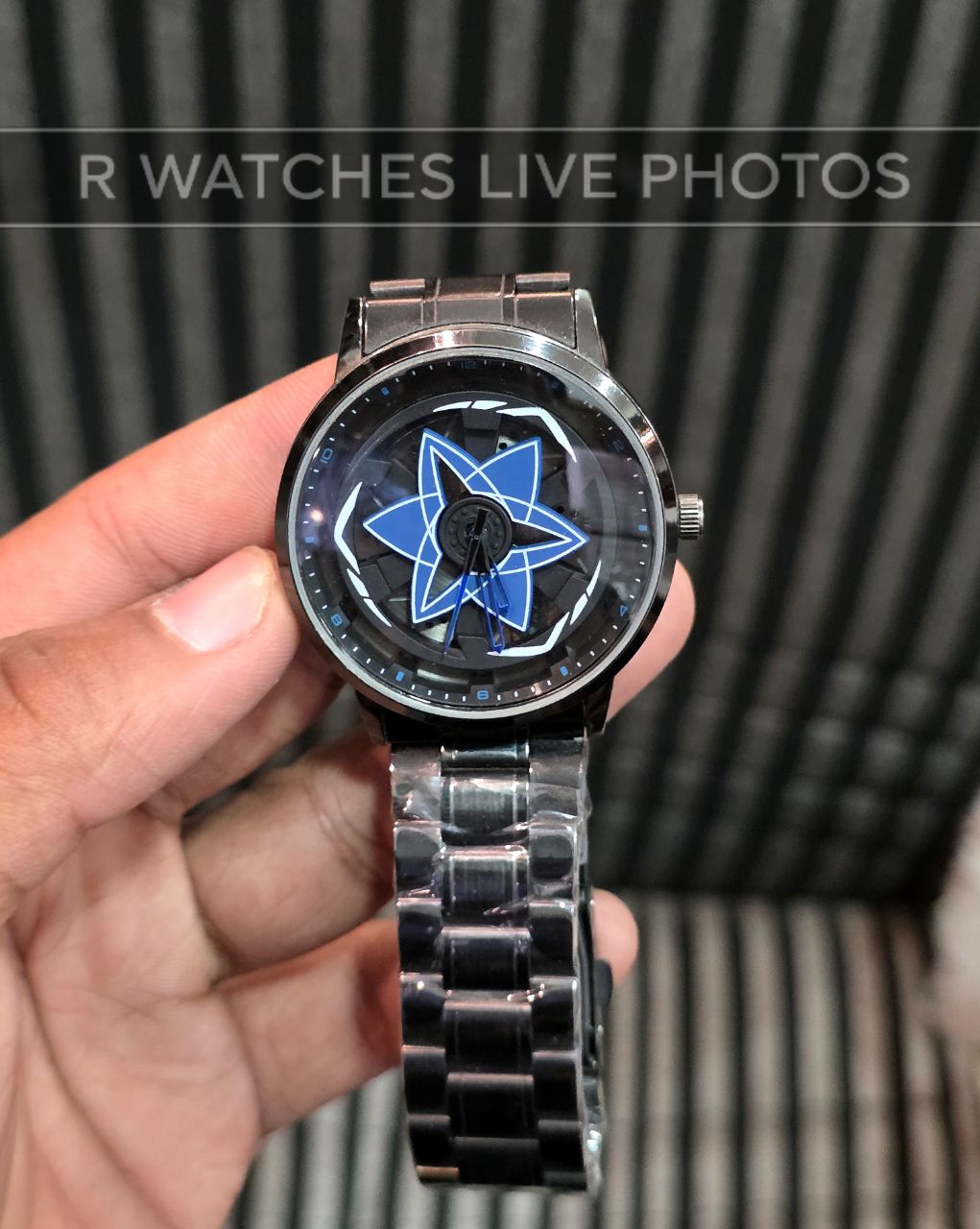 (OS)⭐ Spinner black blue