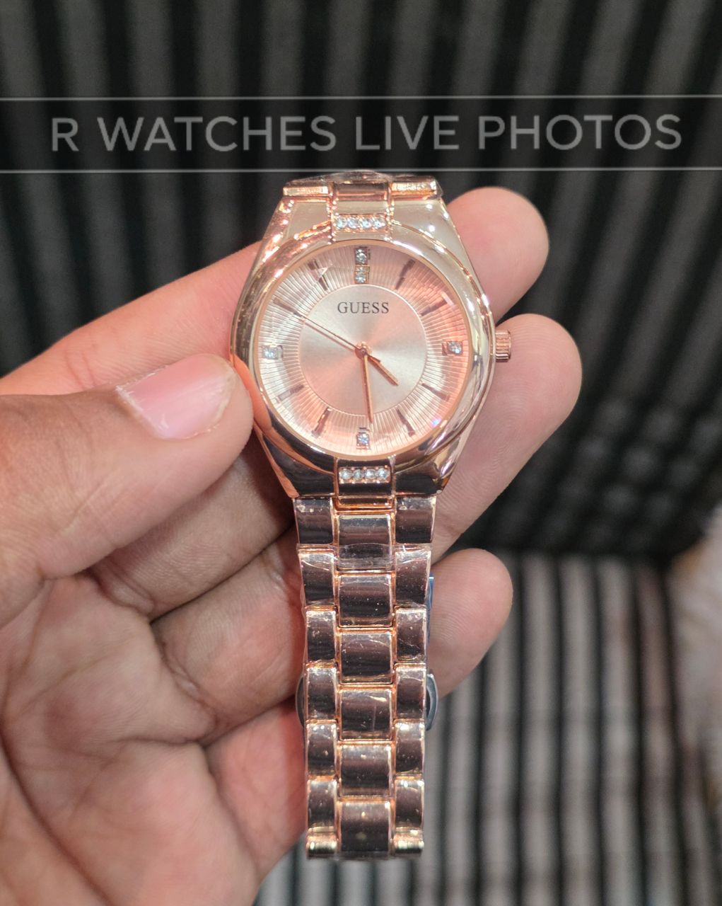 (OS)⭐ Guess girls rose gold pink