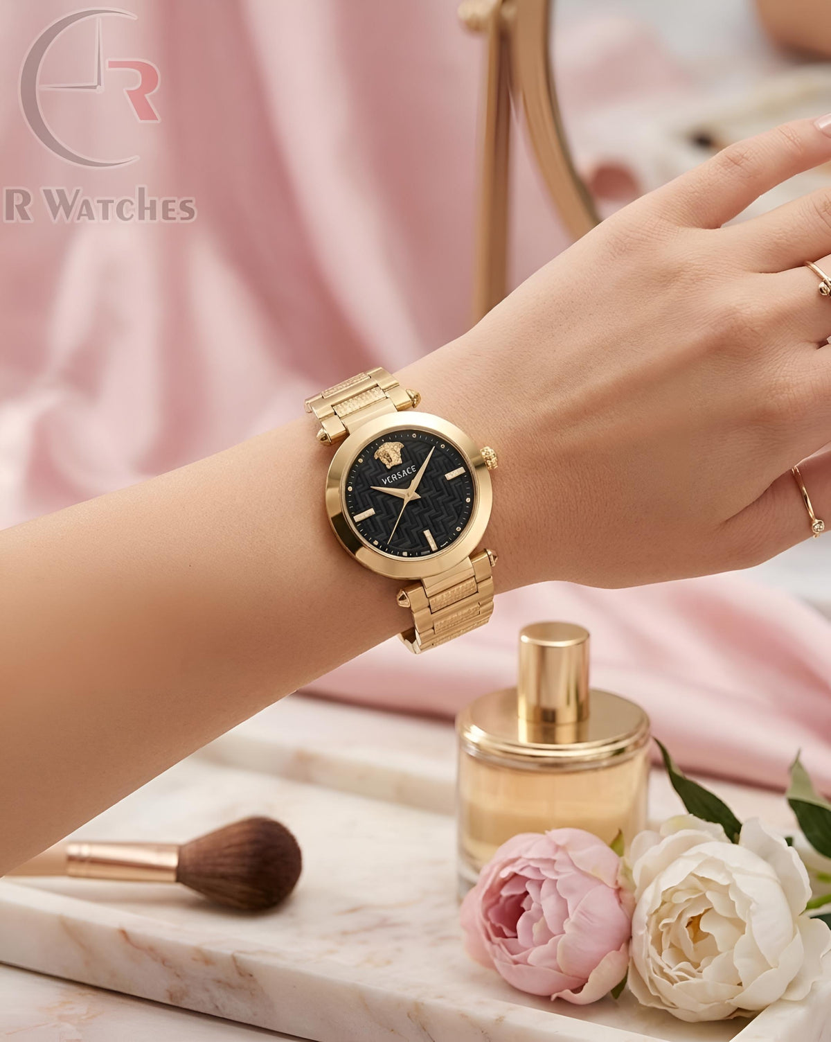 (OS) Versace Girls Gold Black