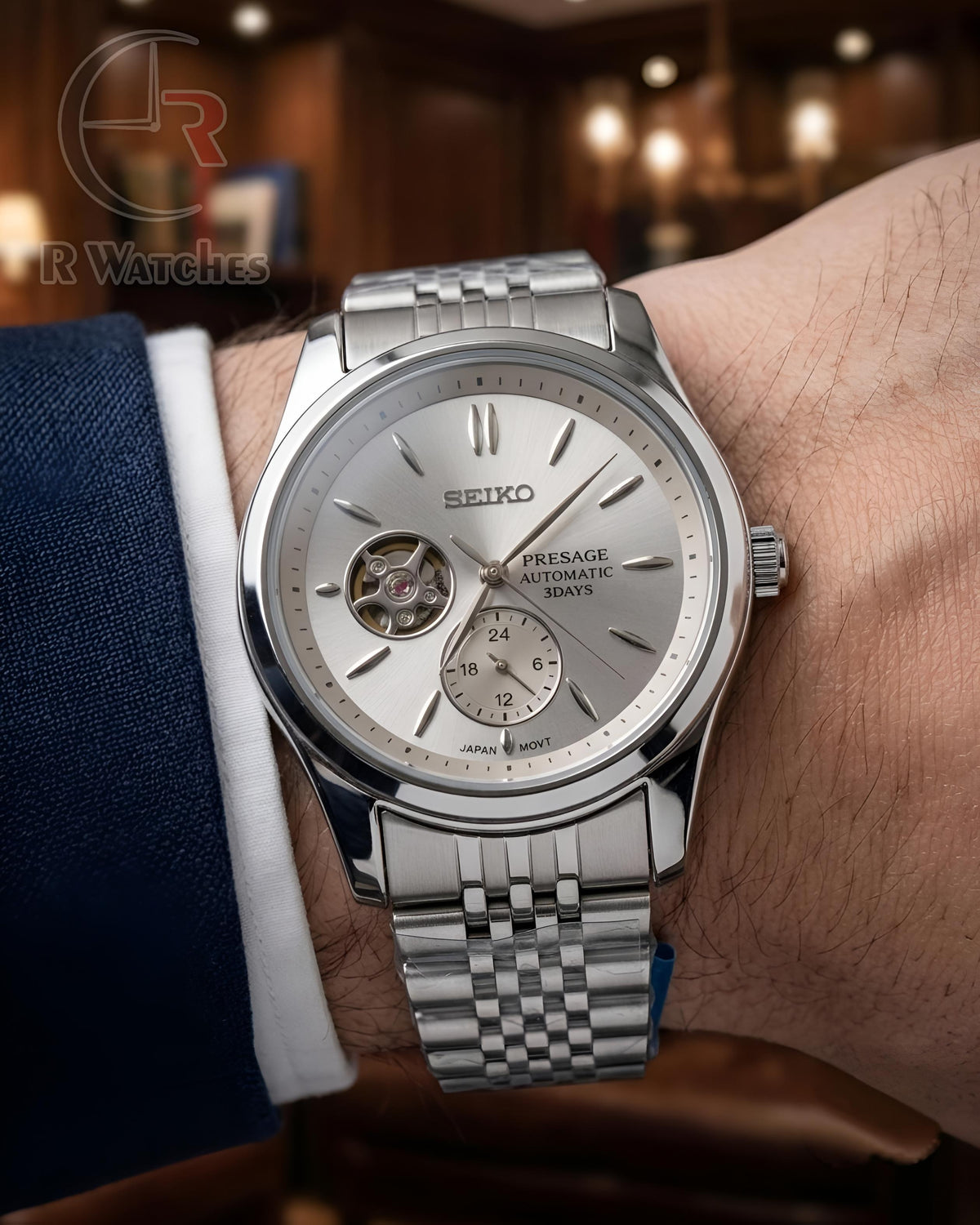 (OS) Seiko Automatic Full Silver