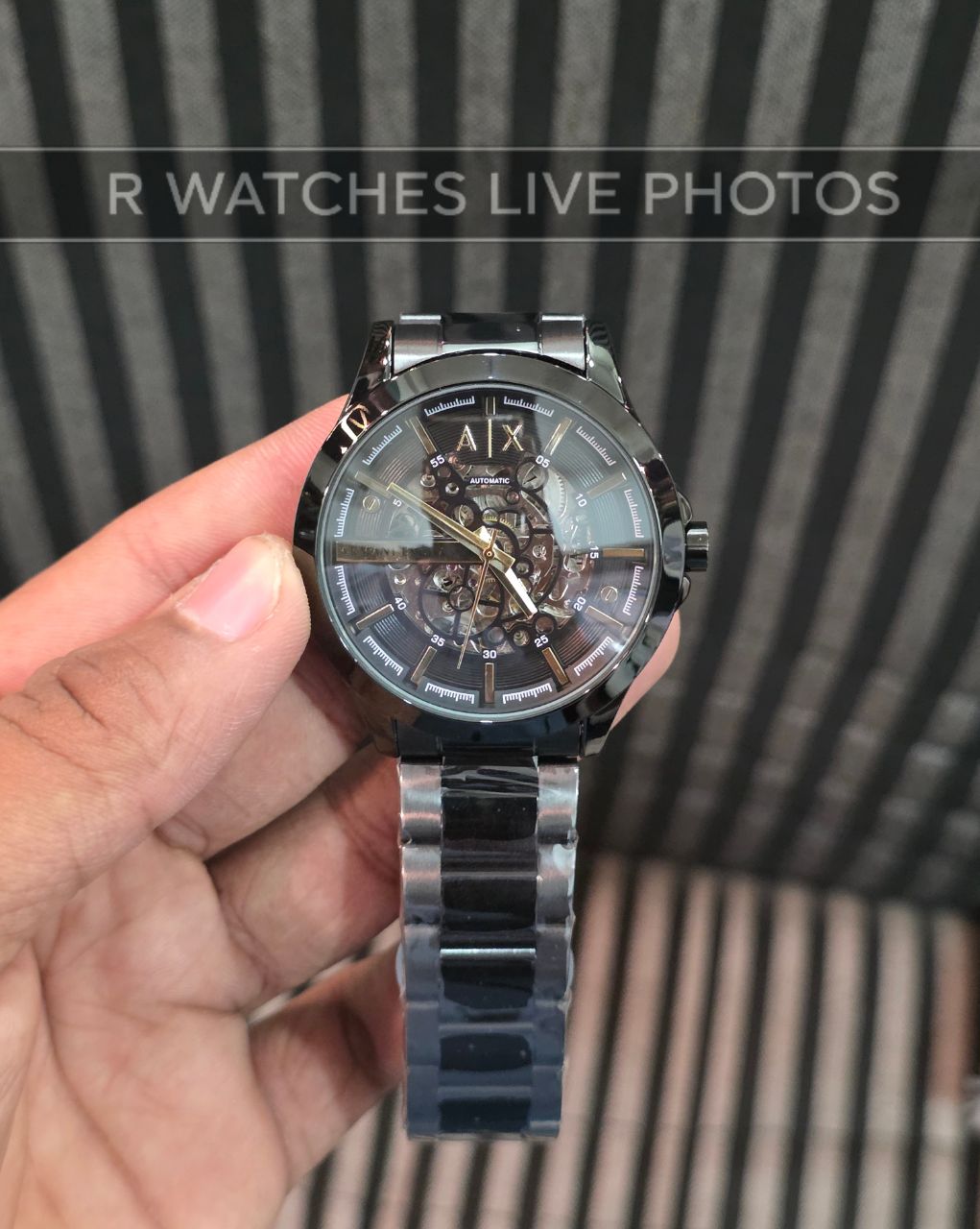 (OS)⭐ AX Automatic Full Black Gold