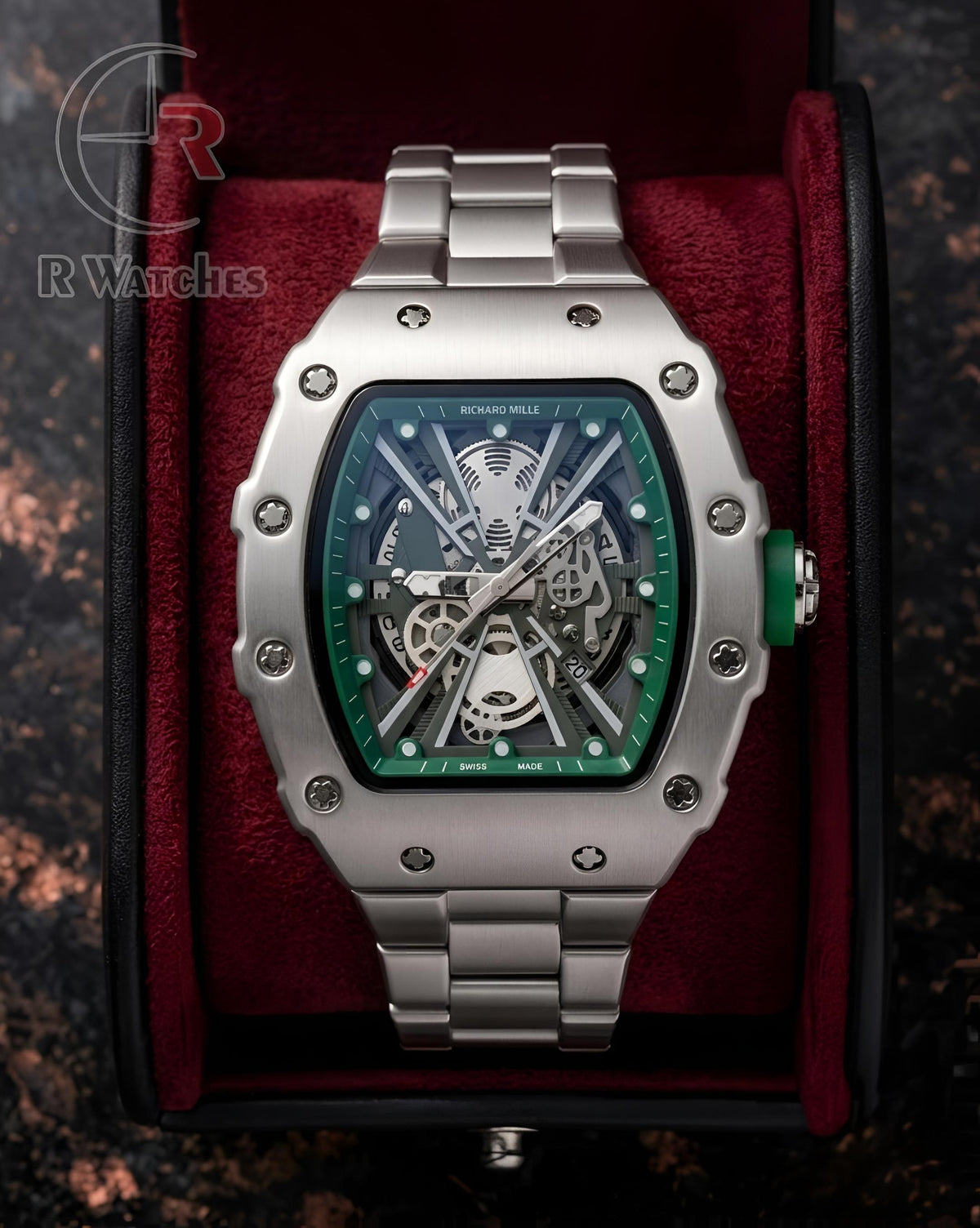 (OS2)⭐ RM Machinery Silver Green