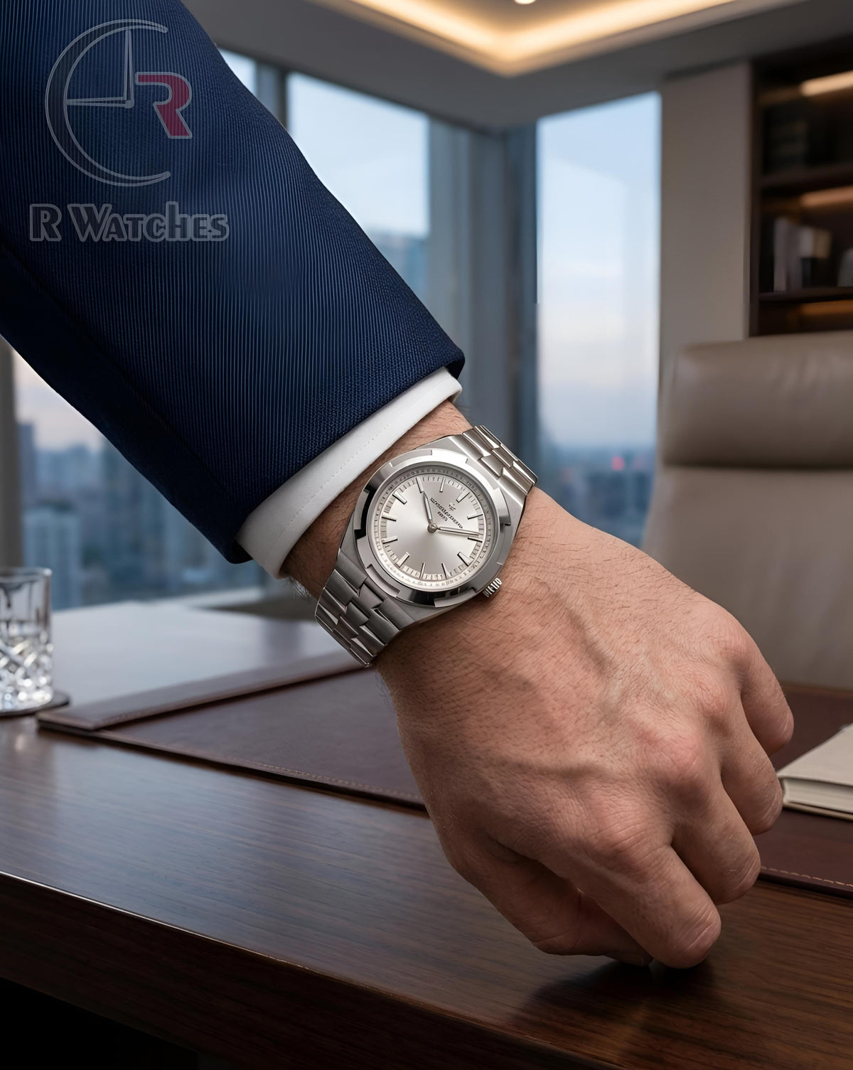 (OS)⭐ Vacheron Constantin silver grey