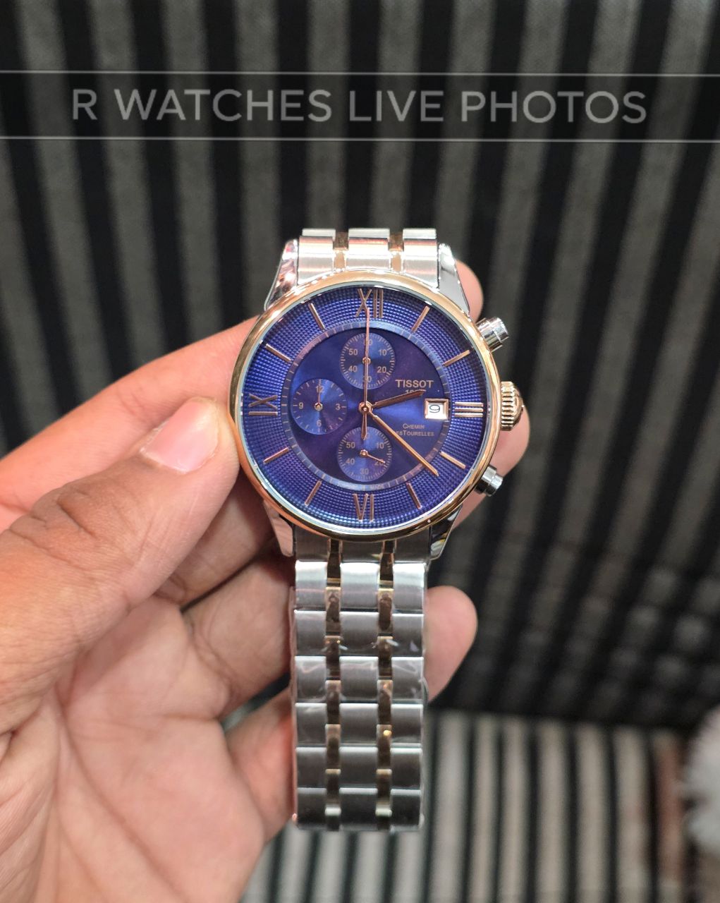 (OS2)⭐ Tissot premium Dual tone Blue