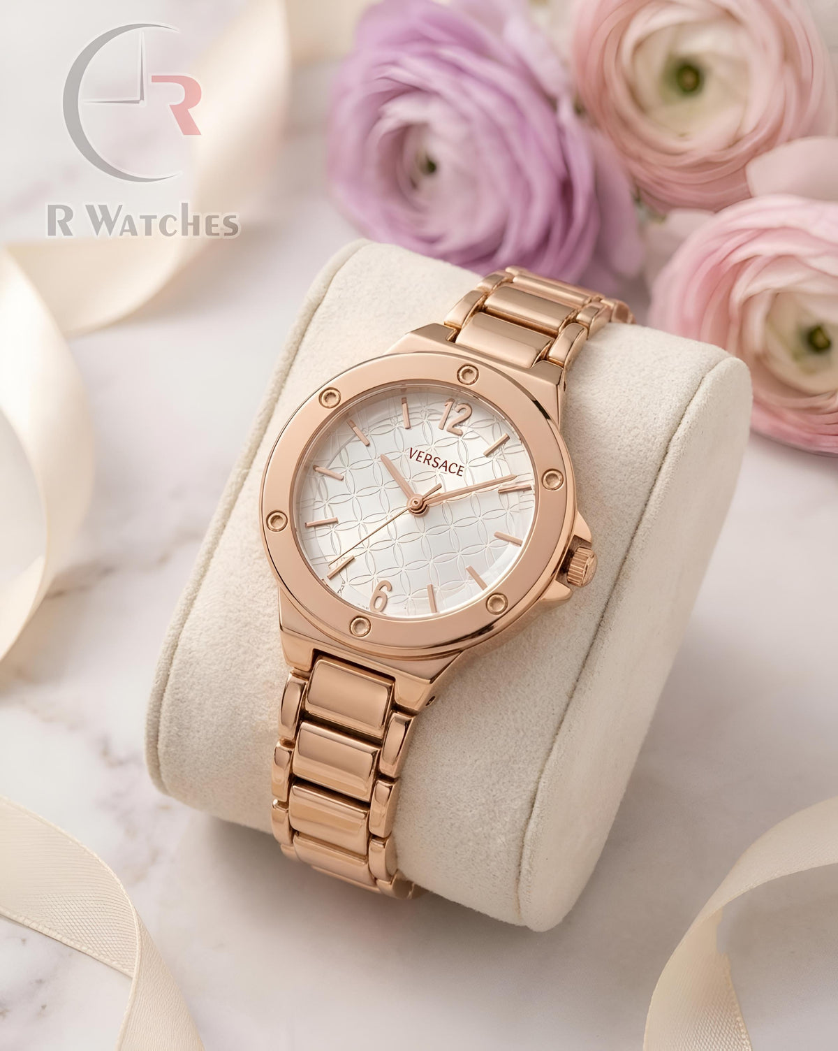 (SS)📷⭐ Versace girls rose gold white (VSG10)