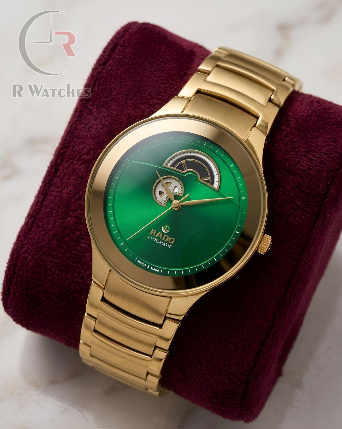 (OS2)📷⭐ Rado new golden green (RDP43)